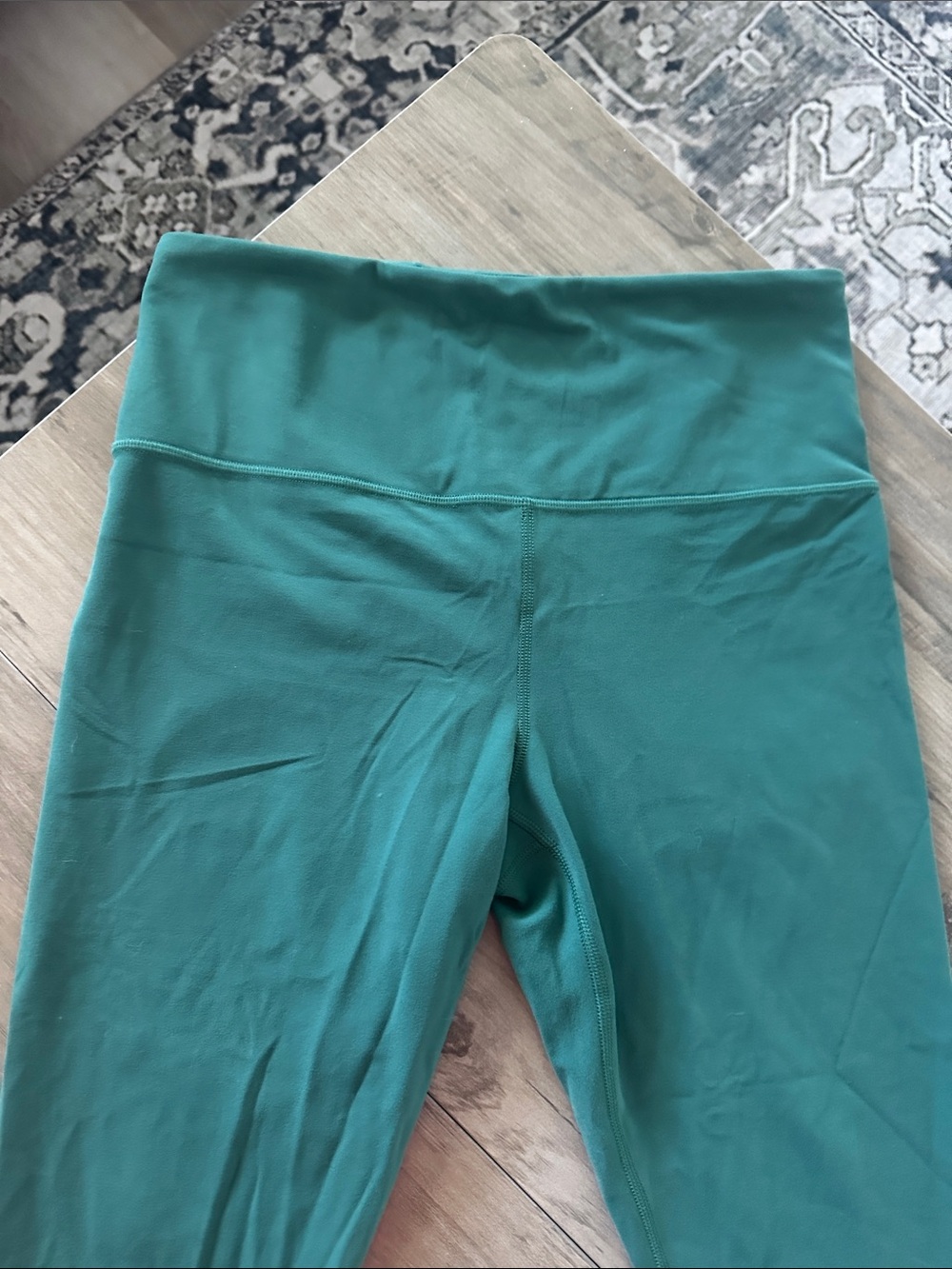 Athleta High-rise elation Teal Leggings 7/8 - Picture 3 of 6